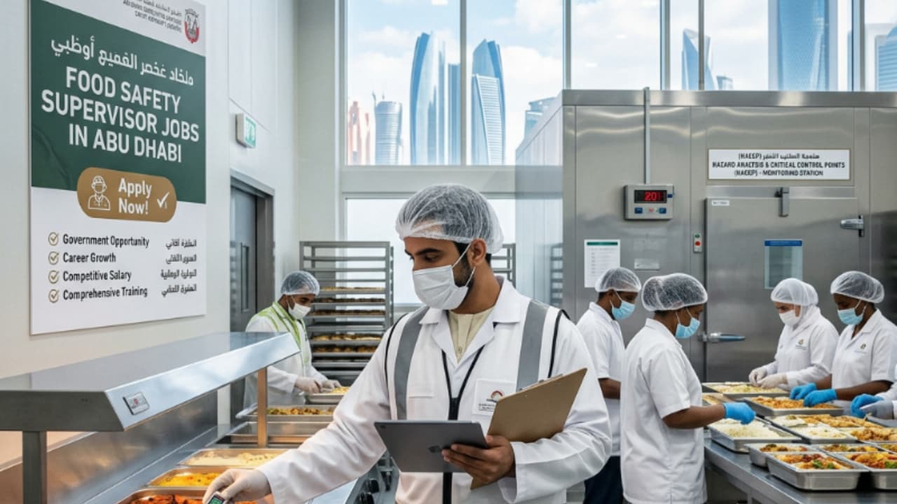 Food Safety Supervisor Jobs in Abu Dhabi