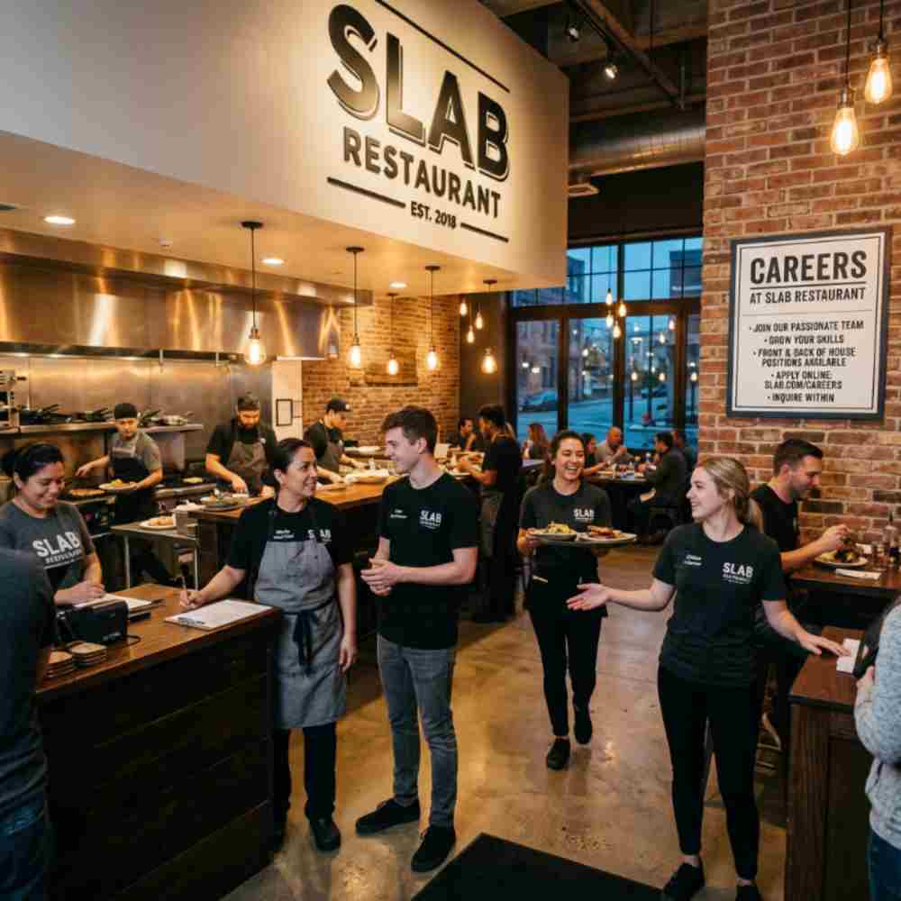 Careers at SLAB Restaurant